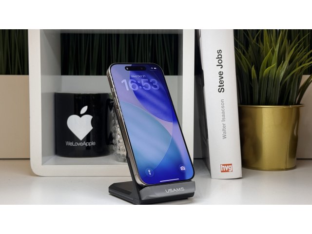 iPhone 16 Pro, 256GB, Natúr Titán, Számla, 2 Év Garancia