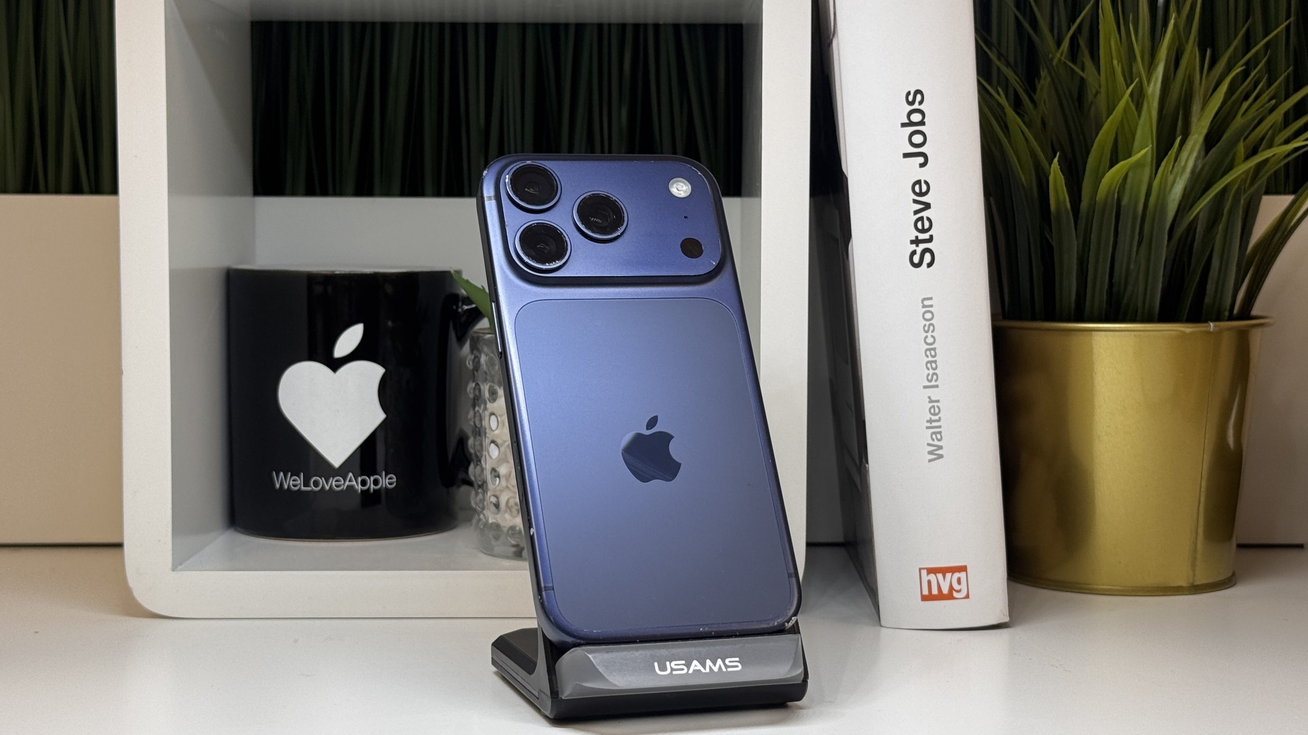 iPhone 17 Pro, 256GB, Kék Titán, Számla, 2 Év Garancia