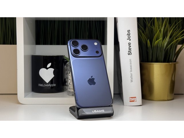 iPhone 17 Pro, 256GB, Kék Titán, Számla, 2 Év Garancia
