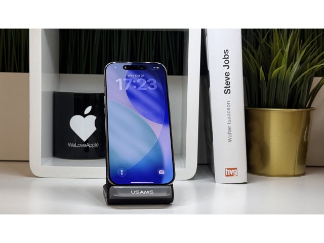 iPhone 16 Pro, 256GB, Natúr Titán, Számla, 2 Év Garancia