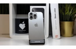 iPhone 16 Pro, 128GB, Natúr Titán, Számla, 2 Év Garancia