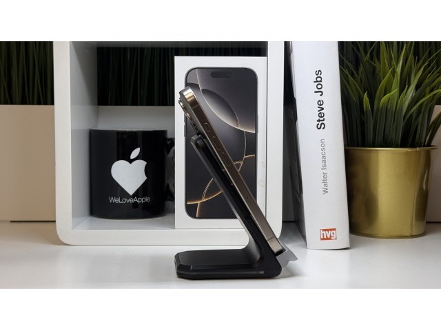 iPhone 16 Pro, 128GB, Natúr Titán, Számla, 2 Év Garancia