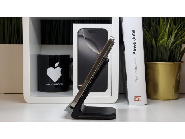 iPhone 16 Pro, 128GB, Natúr Titán, Számla, 2 Év Garancia