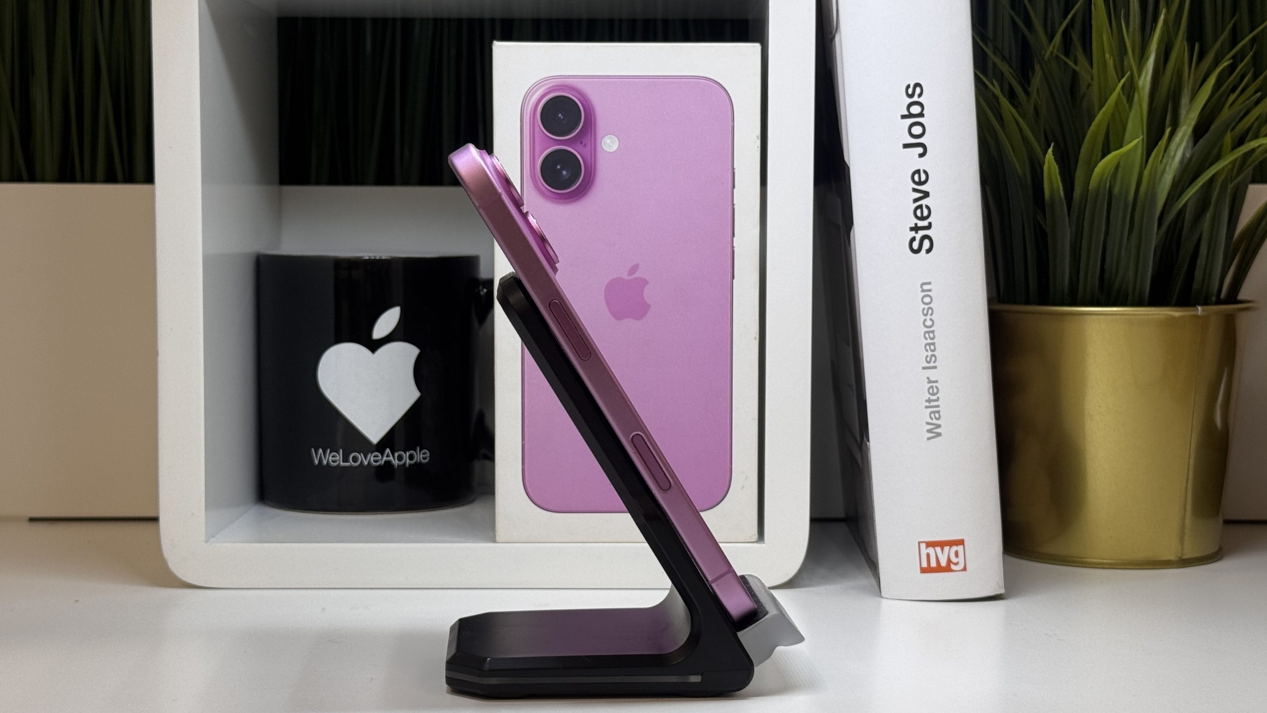 iPhone 16, 128GB, Rózsaszín, Számla, 2 Év Garancia