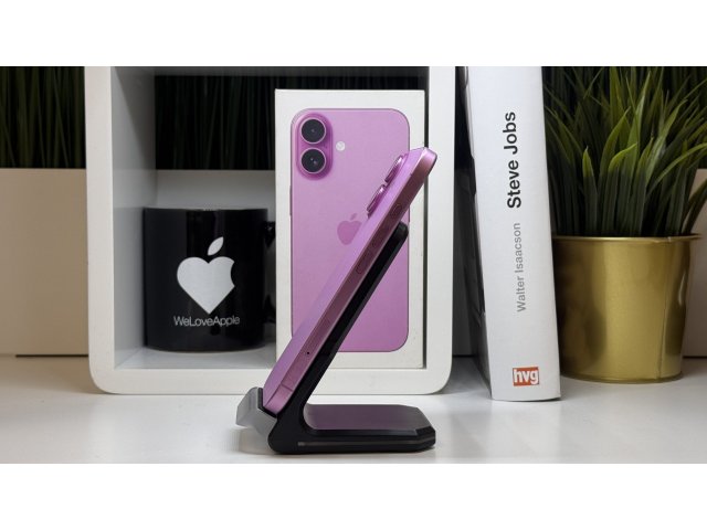 iPhone 16, 128GB, Rózsaszín, Számla, 2 Év Garancia