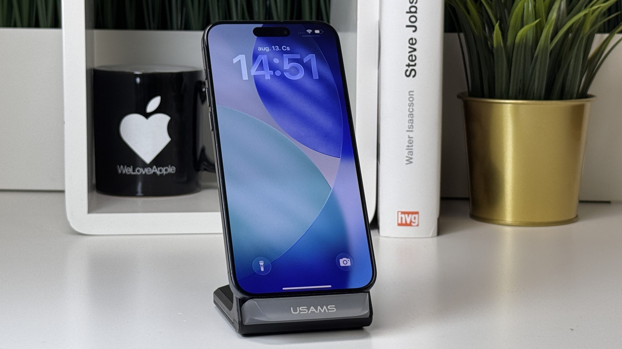 iPhone 15 Pro Max, 256GB, Kék Titán, Számla, 2 Év Garancia