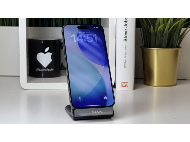 iPhone 15 Pro Max, 256GB, Kék Titán, Számla, 2 Év Garancia