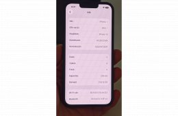 Iphone 13 - 256gb - 82% gyári akksi - Gyári független - Számlával igazolva