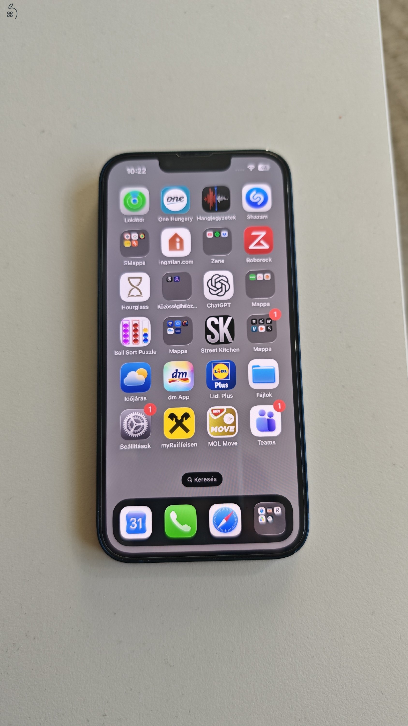 Iphone 13 - 256gb - 82% gyári akksi - Gyári független - Számlával igazolva