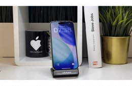 iPhone 15 Pro, 512GB, Natúr Titán, Számla, 2 Év Garancia