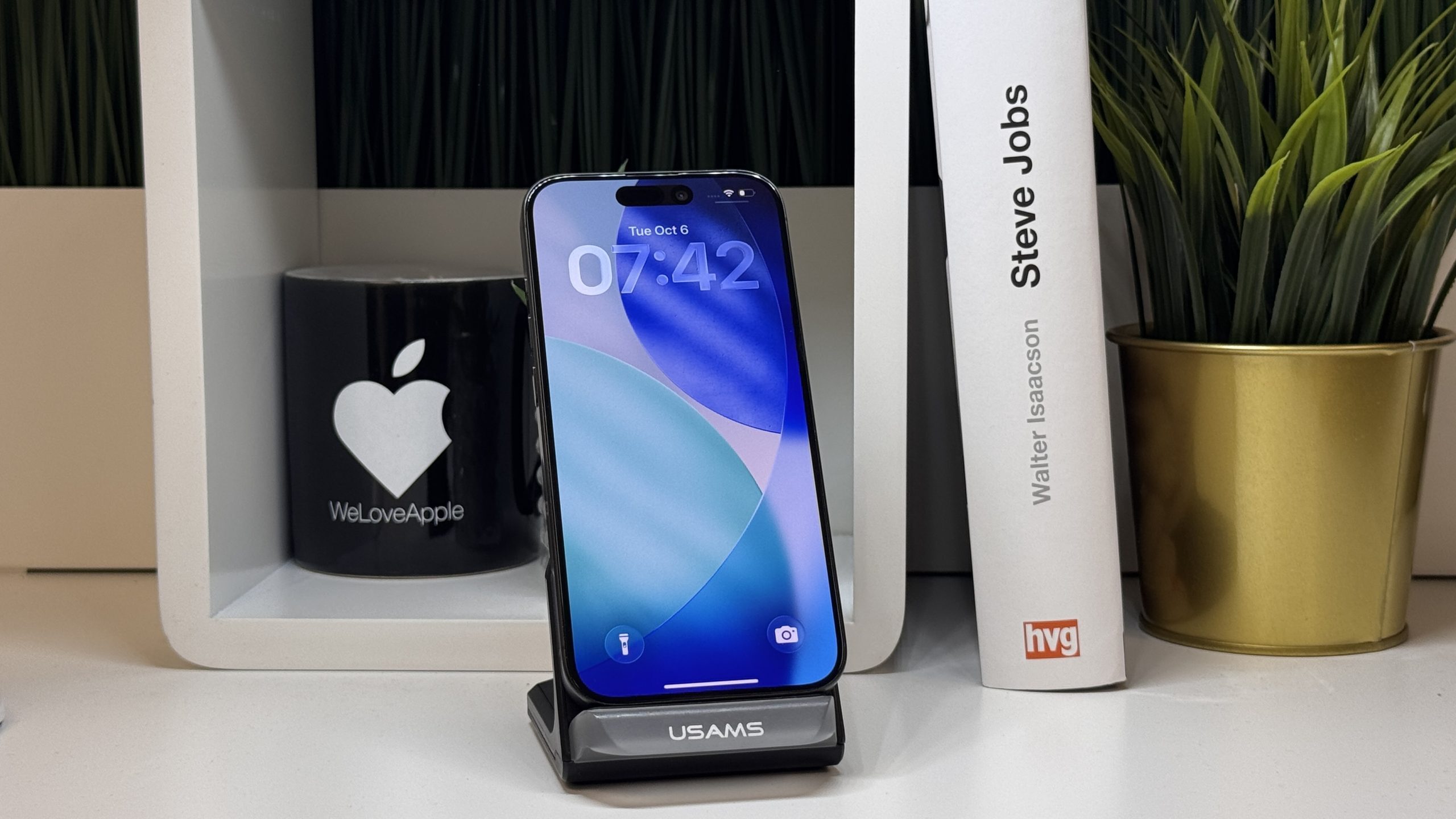 iPhone 15 Pro, 128GB, Fekete Titán, Számla, 2 Év Garancia