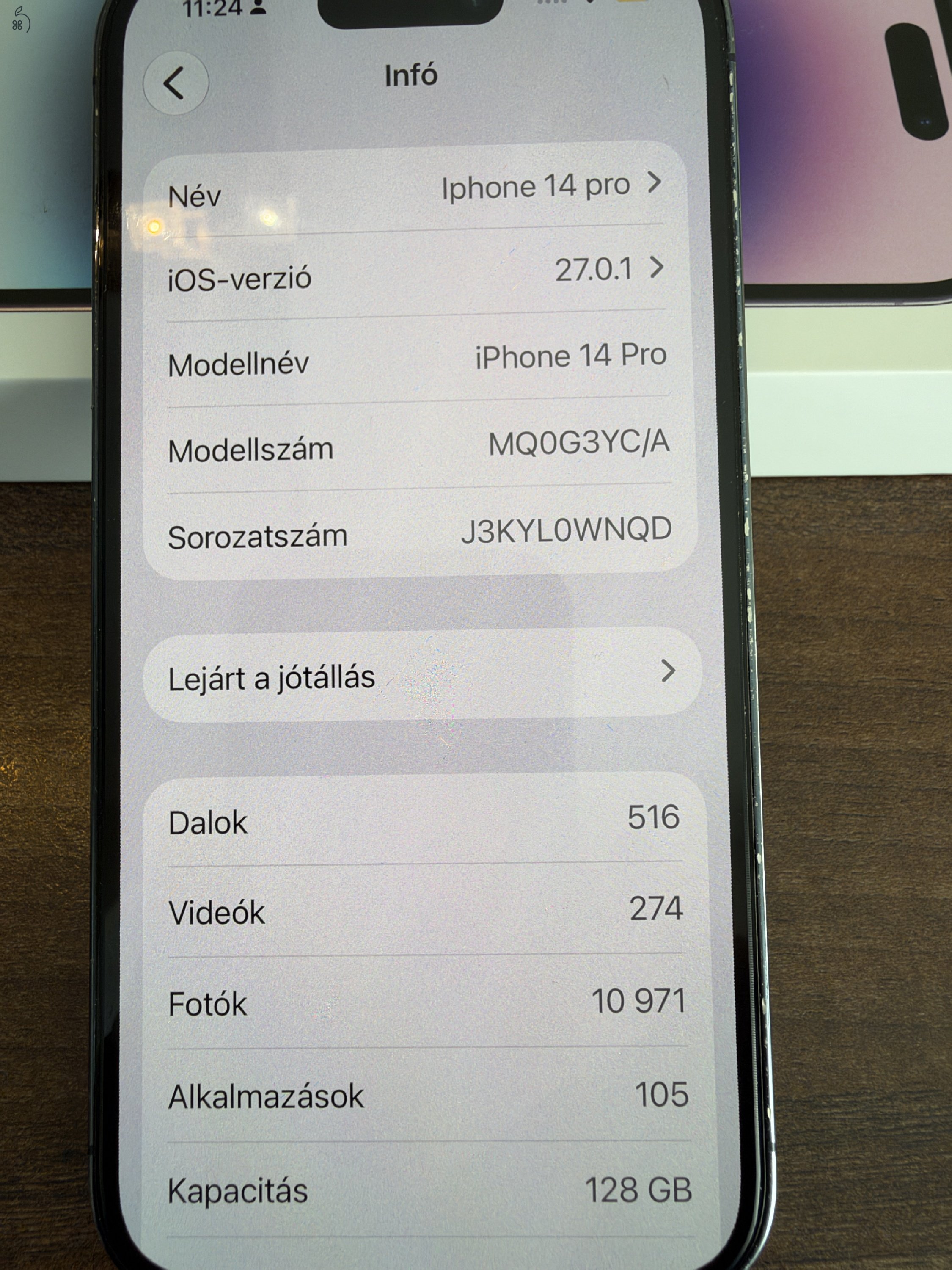 iPhone 14 pro lila 128 gb