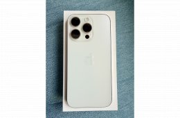 iPhone 15 Pro – 256 GB – fehér titán (white titanium)