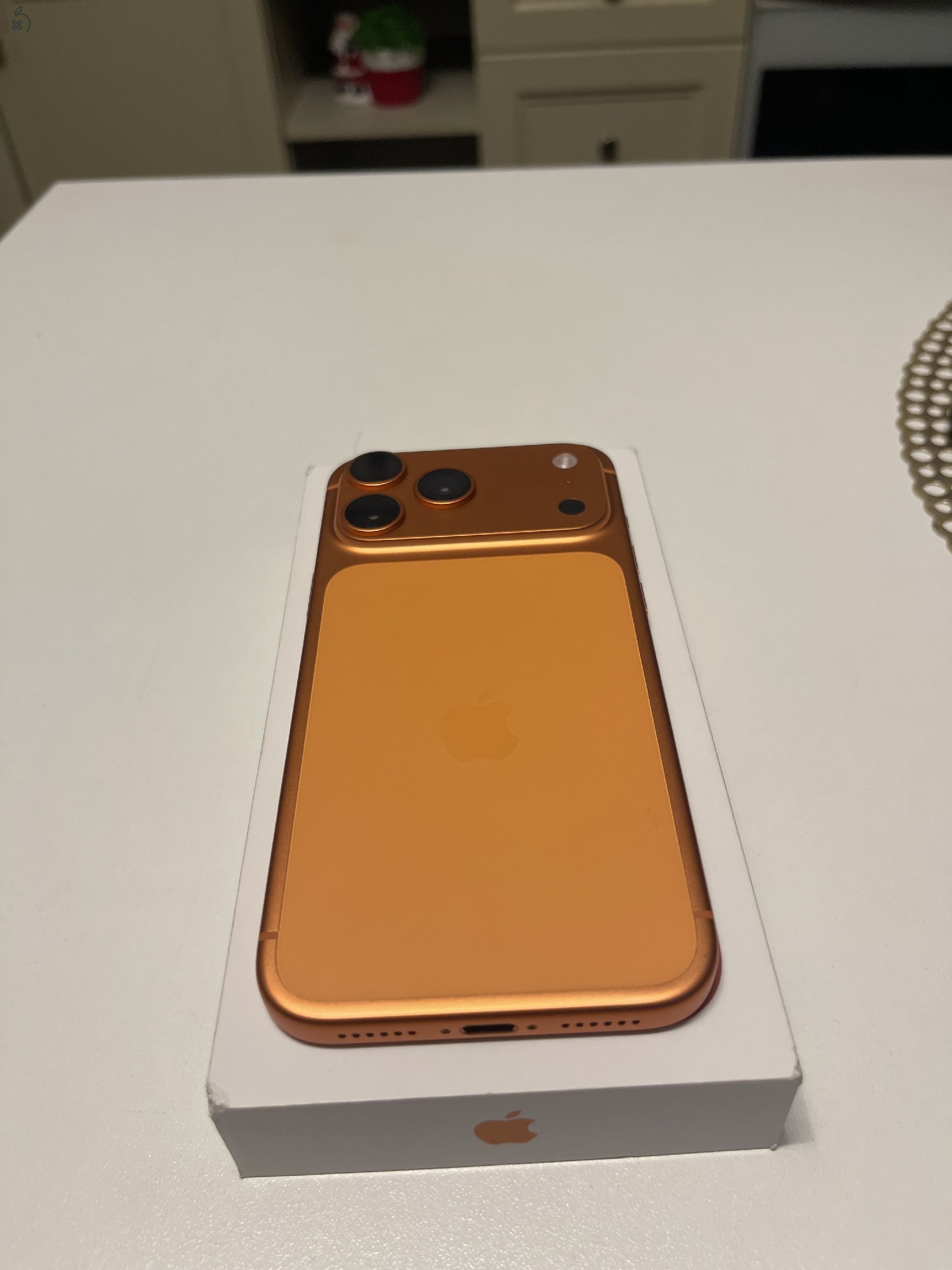 Iphone 17 pro max 256 gb narancs 100% akksi új garancia 
