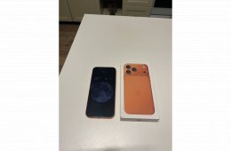 Iphone 17 pro max 256 gb narancs 100% akksi új garancia 