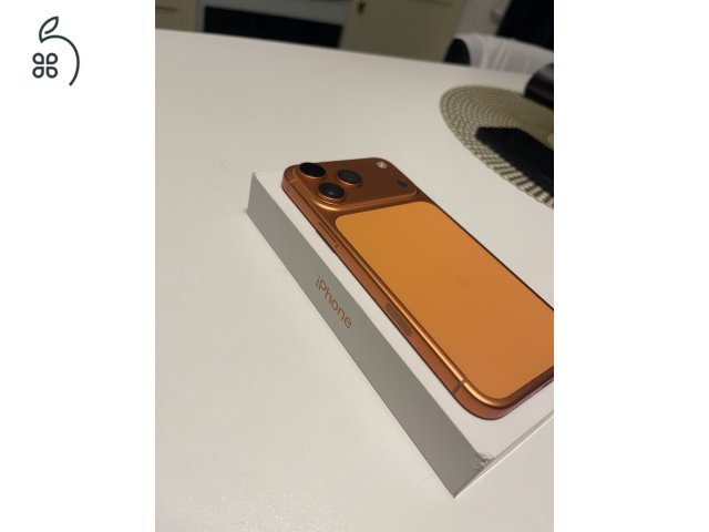 Iphone 17 pro max 256 gb narancs 100% akksi új garancia 