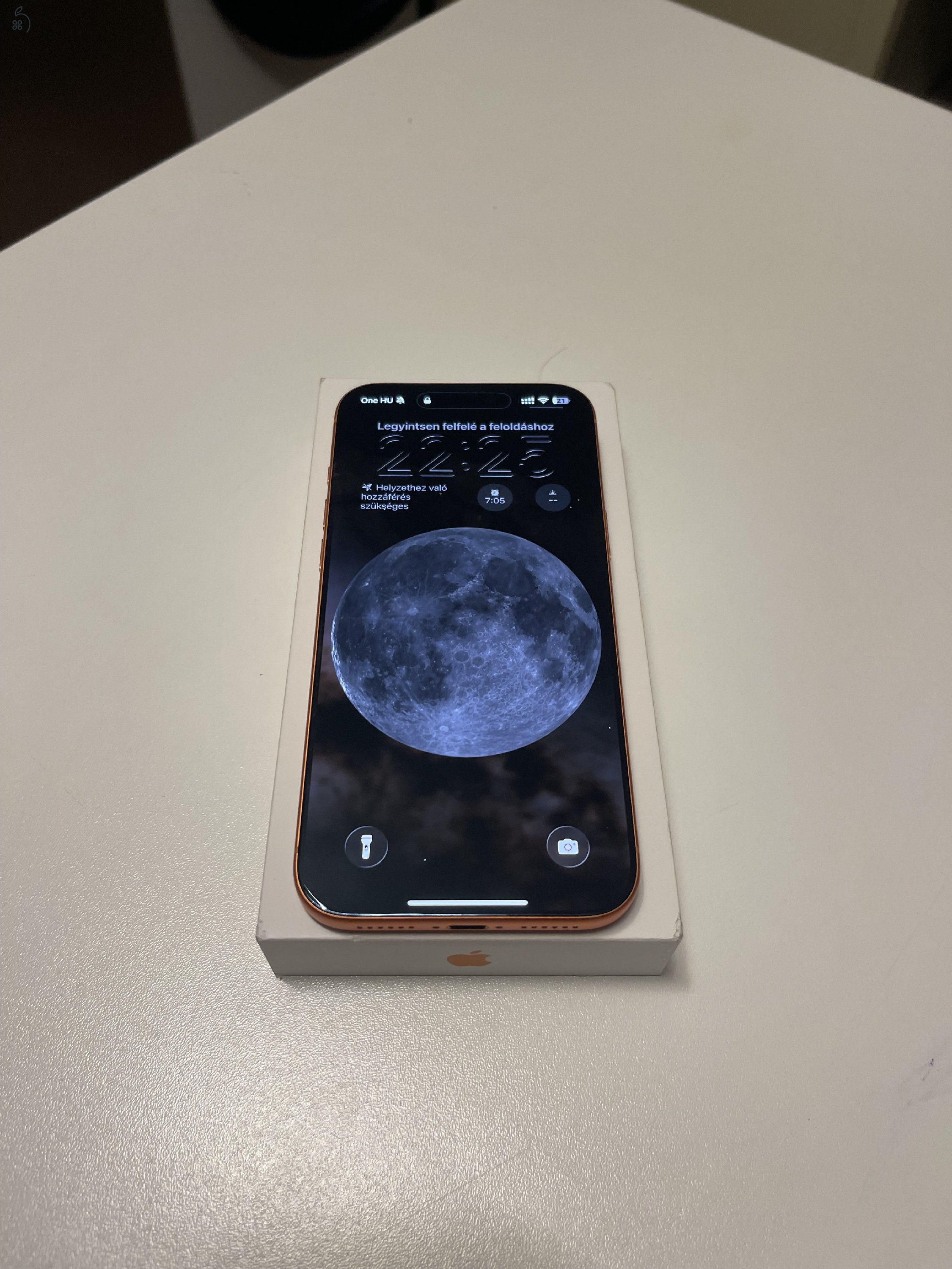 Iphone 17 pro max 256 gb narancs 100% akksi új garancia 