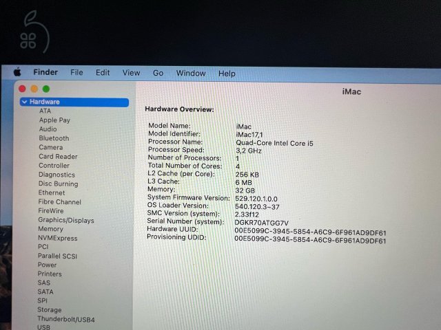 Apple iMac 27” Retina 5K -2016-os - 32 GB RAM – 1TB Fusion Drive - Hibátlan, gyári állapot!