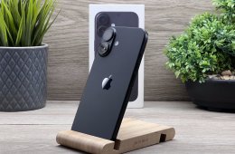 iPhone 16 Black 128GB 2 ÉV Garanciával Számlával