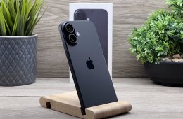 iPhone 16 Black 128GB 2 ÉV Garanciával Számlával