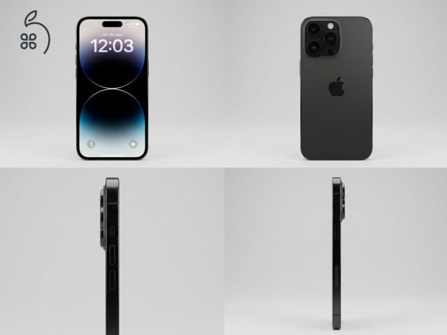 Apple iPhone 14 Pro Max 128 GB - Csillagfekete (Space Black)