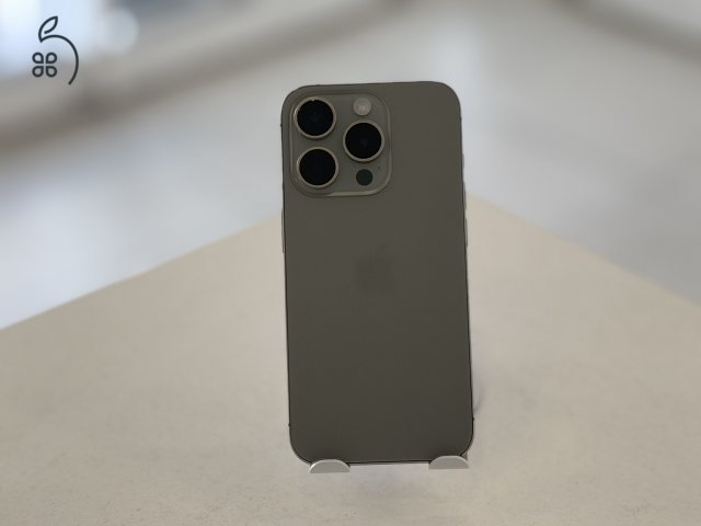 iPhone 15 Pro 128GB Független Újszerű/1 hónap gar./Akku 90%/