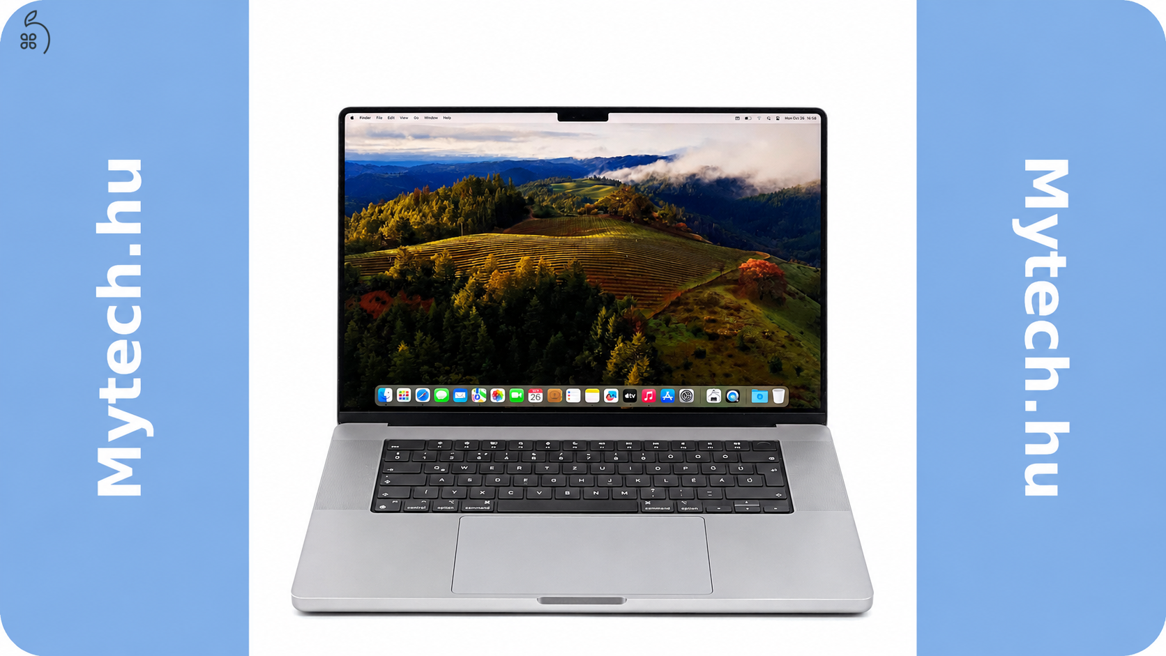 MacBook Pro 16″ 2021, M1 Pro 10 Cores, 16 GB RAM, 16 core GPU, 512 GB SSD, Space Gray, 27% Áfa, 0654AB