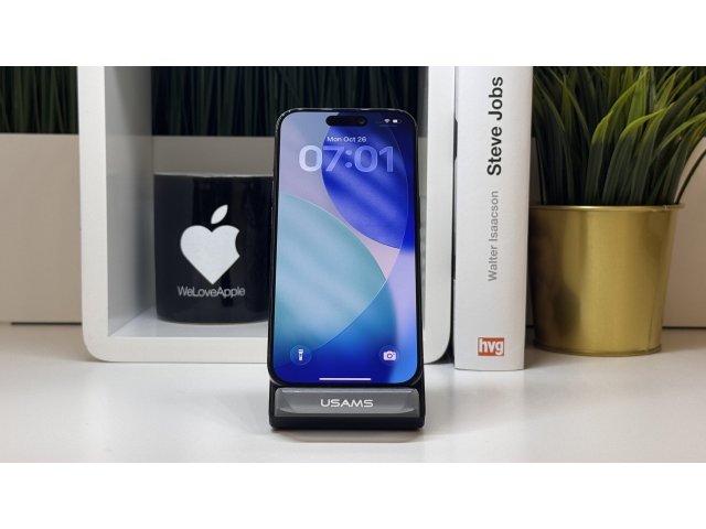 iPhone 15 Pro, 128GB, Kék Titán, Számla, 2 Év Garancia