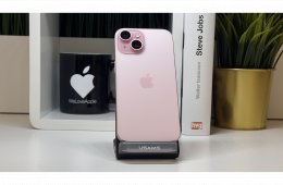 iPhone 15, 128GB, Rózsaszín, Számla, 2 Év Garancia