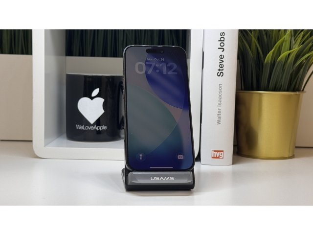 iPhone 15 Pro, 128GB, Fekete Titán, Számla, 2 Év Garancia