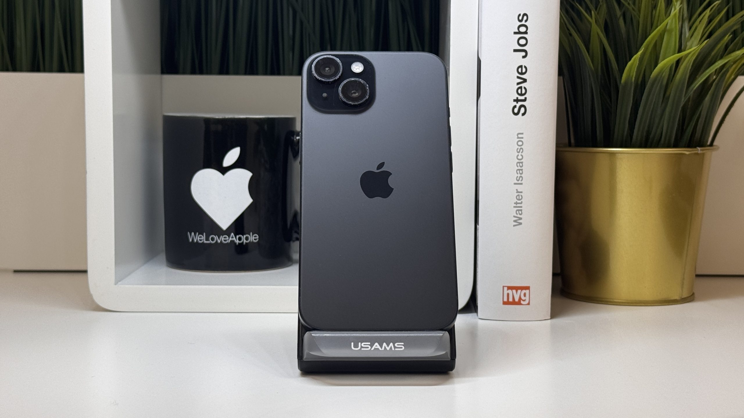 iPhone 15, 128GB, Fekete, Számla, 2 Év Garancia