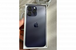 iPhone 14 Pro Max 512GB – Deep Purple (Sötétlila) | Hibátlan működés, hátlapi töréssel, dobozával