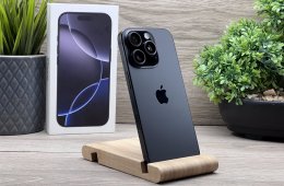 iPhone 16 Pro Black Titanium 128GB 2 ÉV Garanciával Számlával