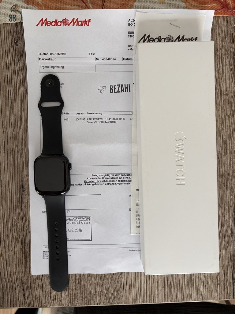 Apple Watch Series 11 46 mm 2027.08-ig Apple garancia