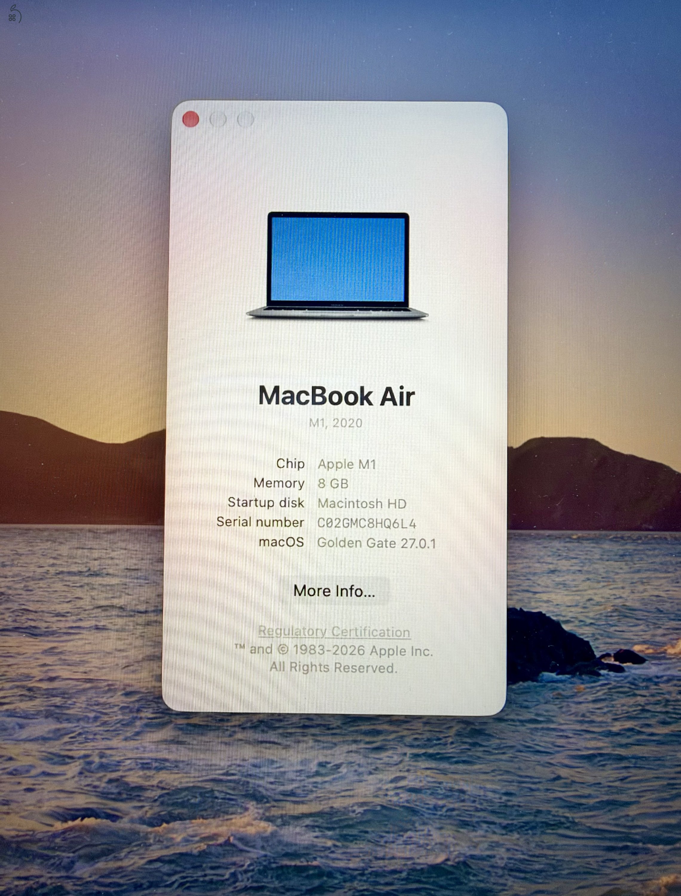 Apple MacBook Air 13” M1 8GB/256GB, Space Gray
