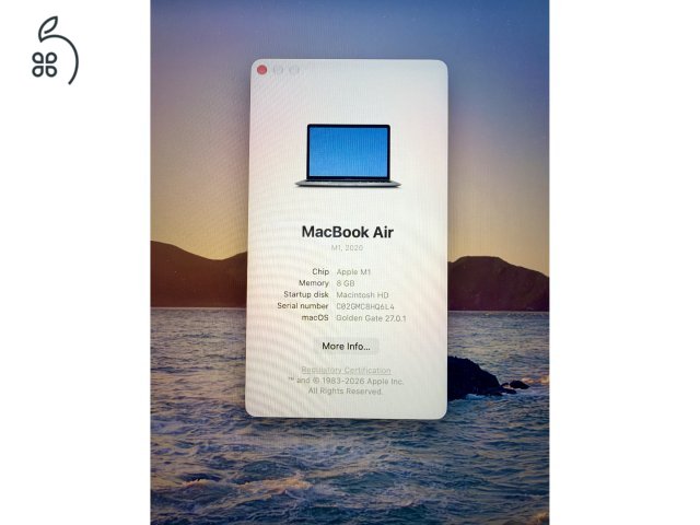 Apple MacBook Air 13” M1 8GB/256GB, Space Gray