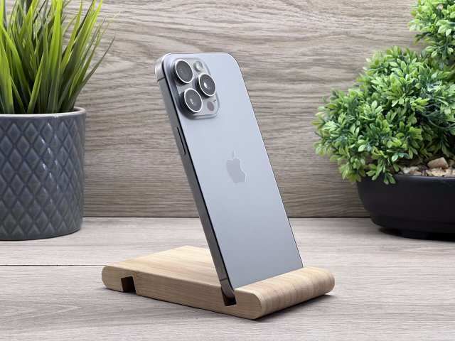 Hibátlan iPhone 15 Pro Max Natural Titanium 512GB 2 ÉV Garanciával Számlával Aksi 100%