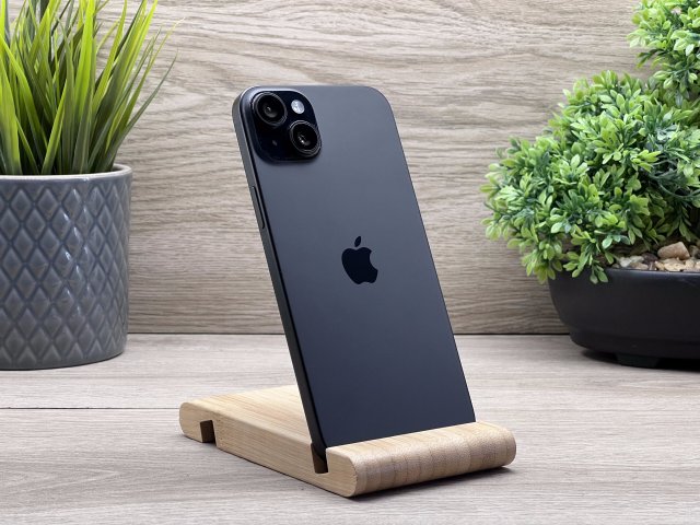Hibátlan iPhone 15 Plus Black 128GB 2 ÉV Garanciával Számlával