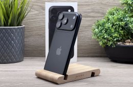 Új, Hibátlan iPhone 18 Pro Black 256GB 2 ÉV Garanciával Számlával Aksi 100%