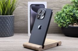 iPhone 15 Pro Black Titanium 256GB 2 ÉV Garanciával Számlával Aksi 100%