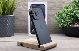 iPhone 15 Pro Black Titanium 256GB 2 ÉV Garanciával Számlával Aksi 100%
