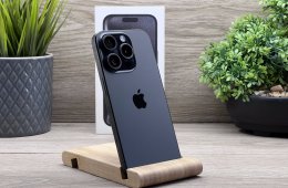 iPhone 15 Pro Black Titanium 256GB 2 ÉV Garanciával Számlával Aksi 100%