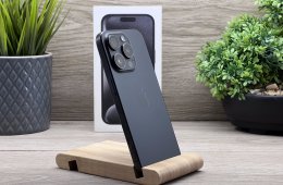 iPhone 15 Pro Black Titanium 256GB 2 ÉV Garanciával Számlával Aksi 100%