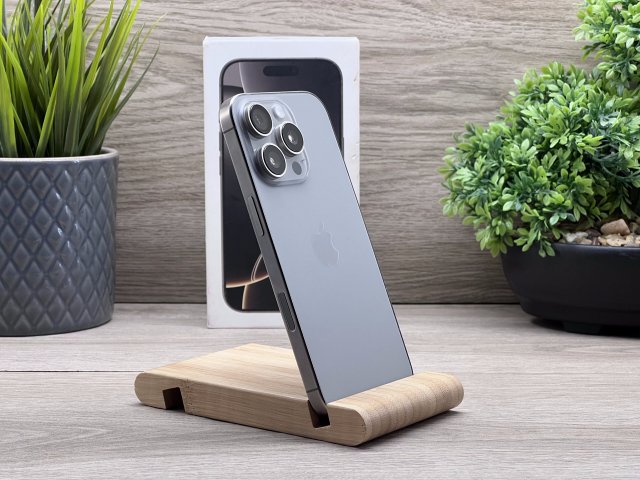 iPhone 16 Pro Natural Titanium 128GB 2 ÉV Garanciával Számlával