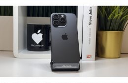 iPhone 15 Pro, 128GB, Fekete Titán, Számla, 2 Év Garancia