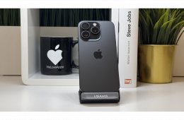 iPhone 15 Pro, 128GB, Fekete Titán, Számla, 2 Év Garancia