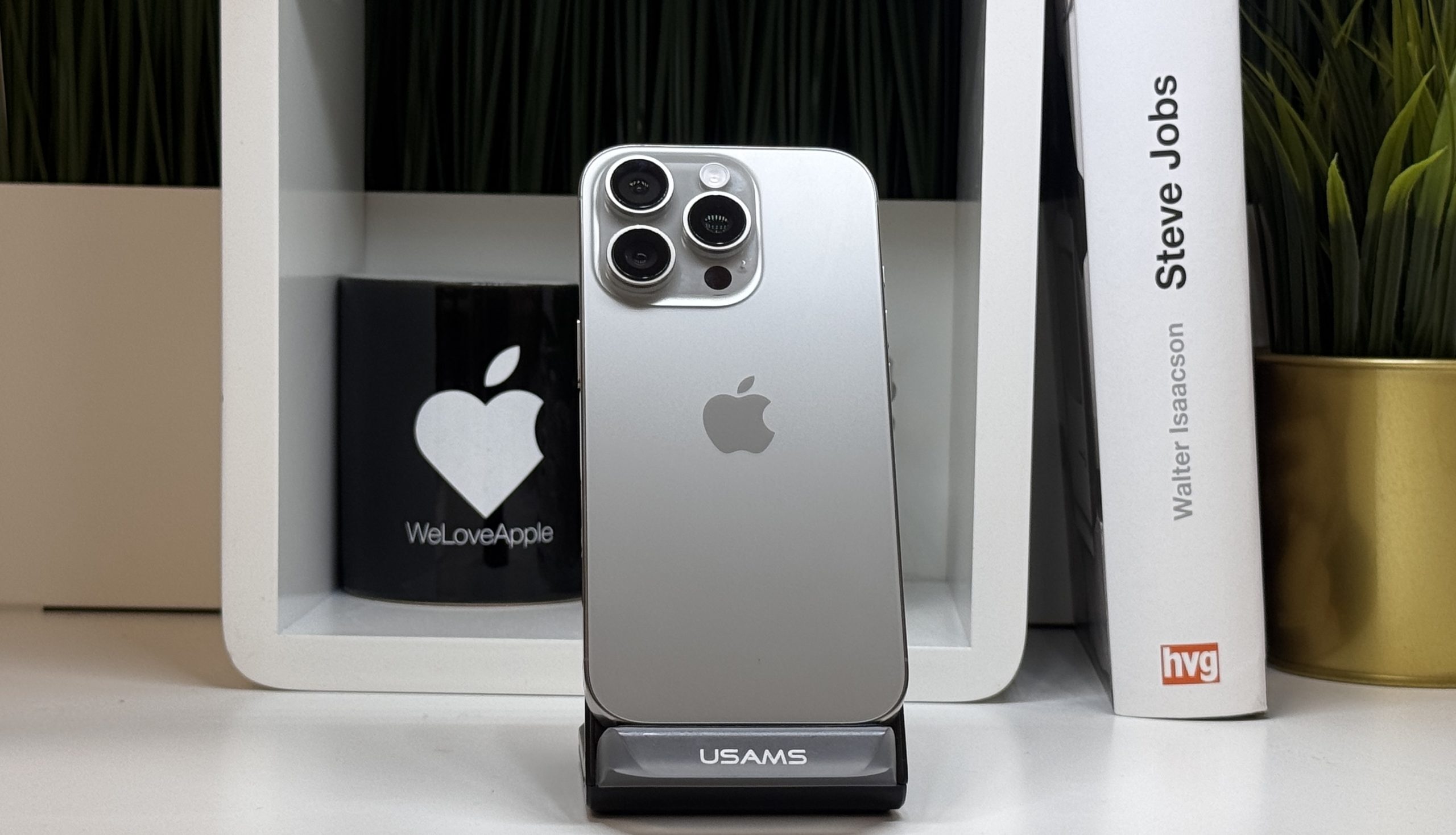iPhone 16 Pro, 256GB, Natúr Titán, Számla, 2 Év Garancia
