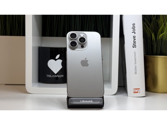 iPhone 16 Pro, 256GB, Natúr Titán, Számla, 2 Év Garancia