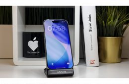 iPhone 16 Pro, 256GB, Natúr Titán, Számla, 2 Év Garancia