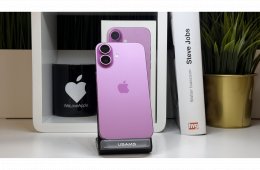 iPhone 16, 128GB, Rózsaszín, Számla, 2 Év Garancia